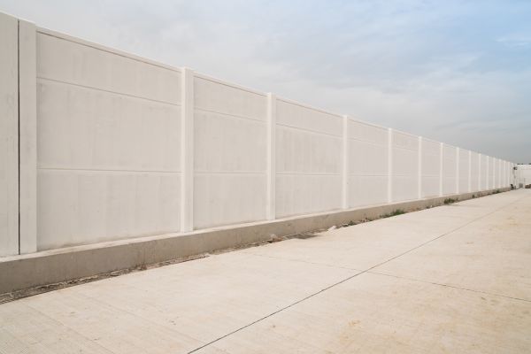 Concrete Fence Construction in Carmel