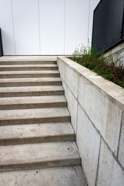 Cement Stair Installation in Carmel