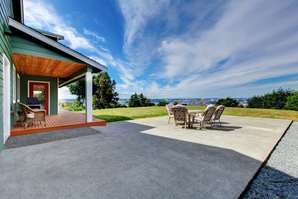 Backyard Concrete Paving in Carmel